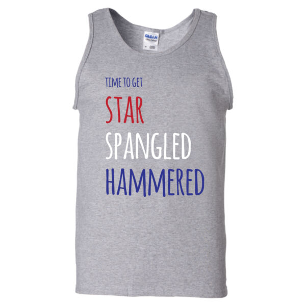 Star Spangled Hammered Mens Tank Thumbnail