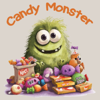 Green Candy Monster Tote Design