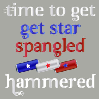 Star Spangled Hammered Women's Tank Design