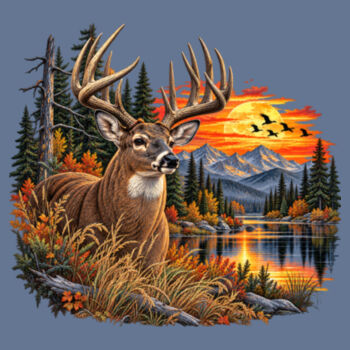 Deer at Sunset Design